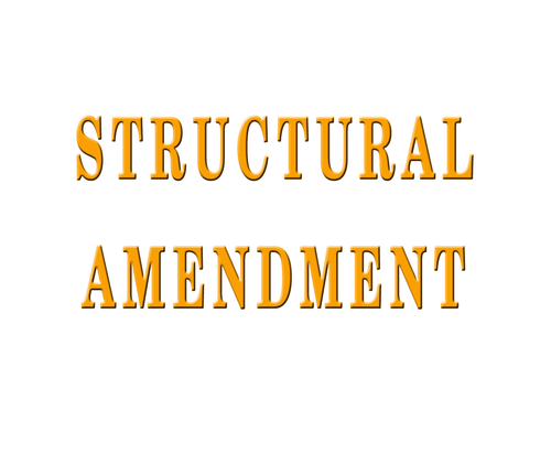 Enmienda Estructural