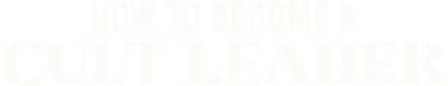 Как стать лидером секты
