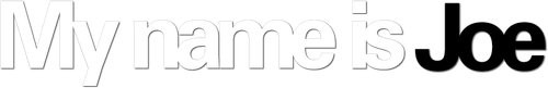 Меня зовут Джо