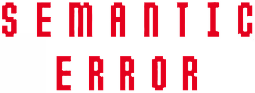 Логическая ошибка